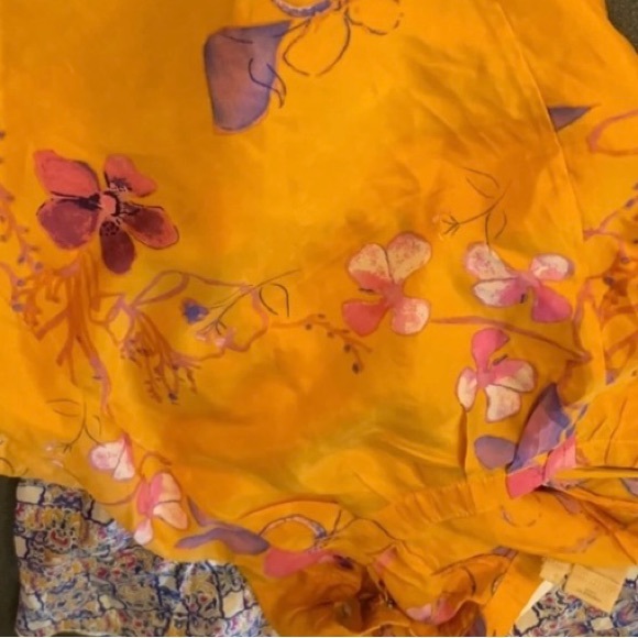 ANTHROPOLOGIE VANESSA VIRGINIA RAINFOREST SILK RAINFOREST DRESS SIZE SMALL - Picture 9 of 16